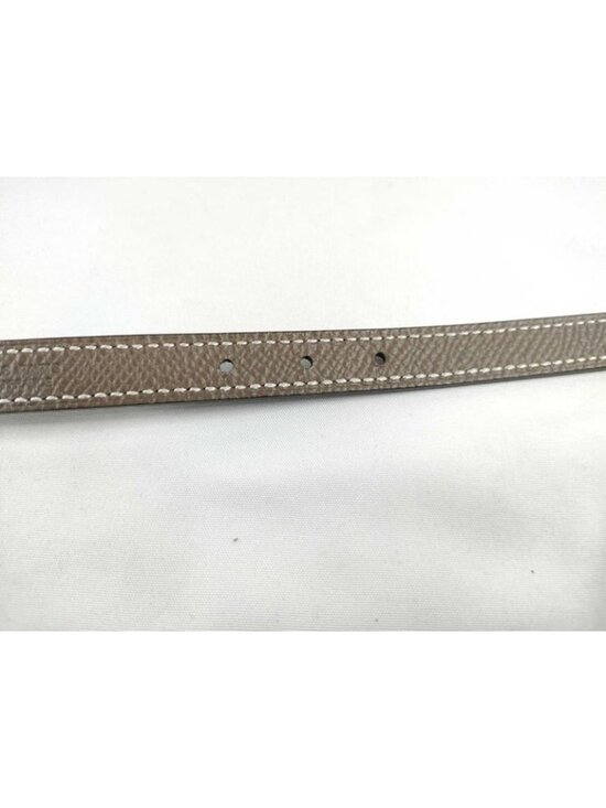 Hermes Belt Series Mini Etoupe Black Leather Reversible Gold main image 7